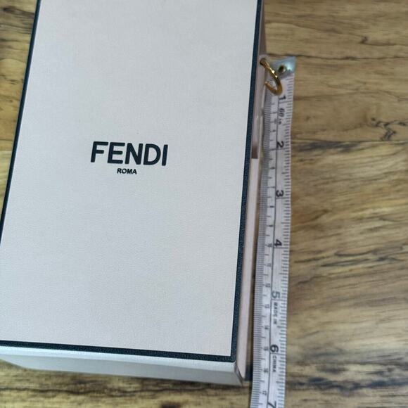 Fendi Pink Leather Vertical Box Crossbody Bag Authentic CoA - Picture 11 of 14